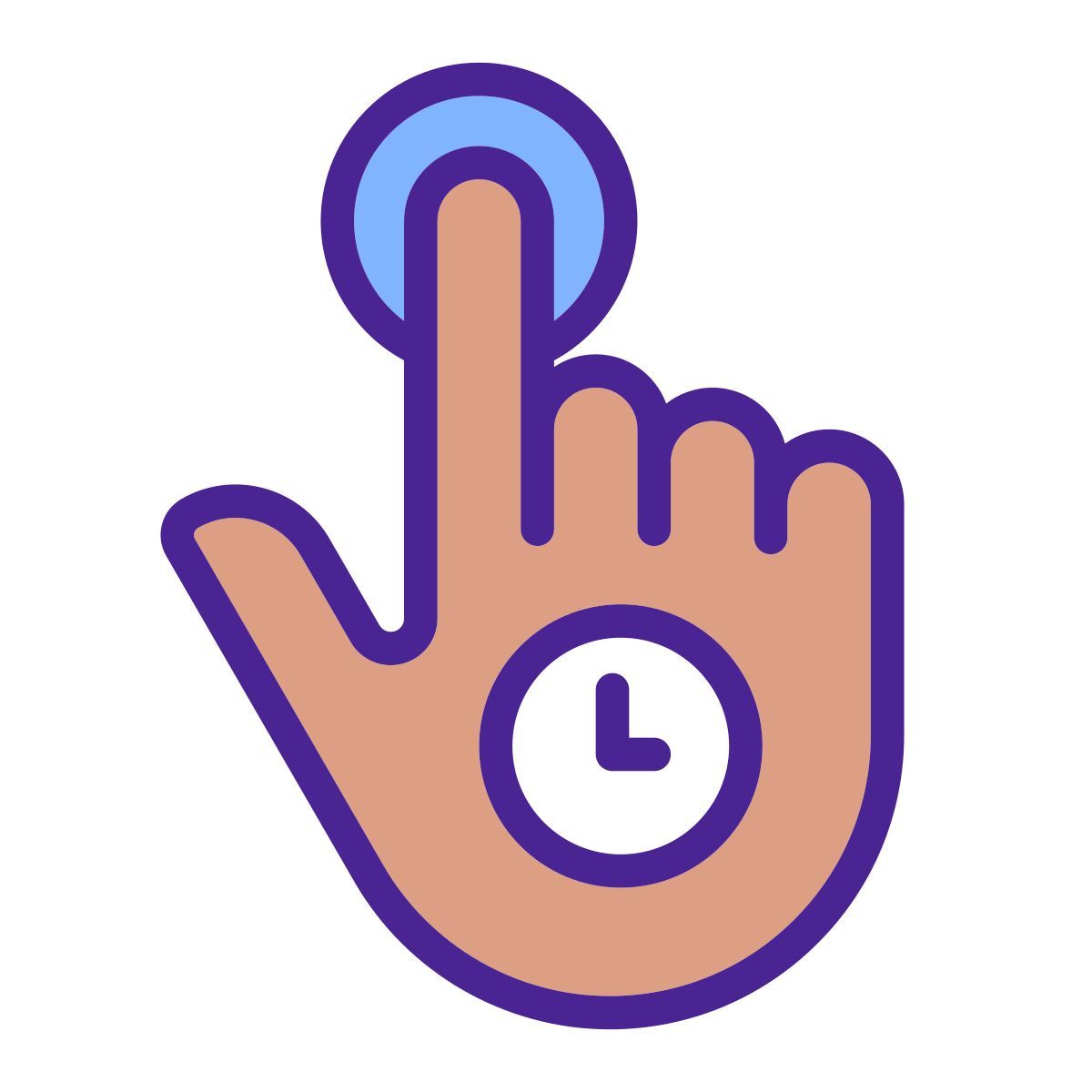 hold gesture icon