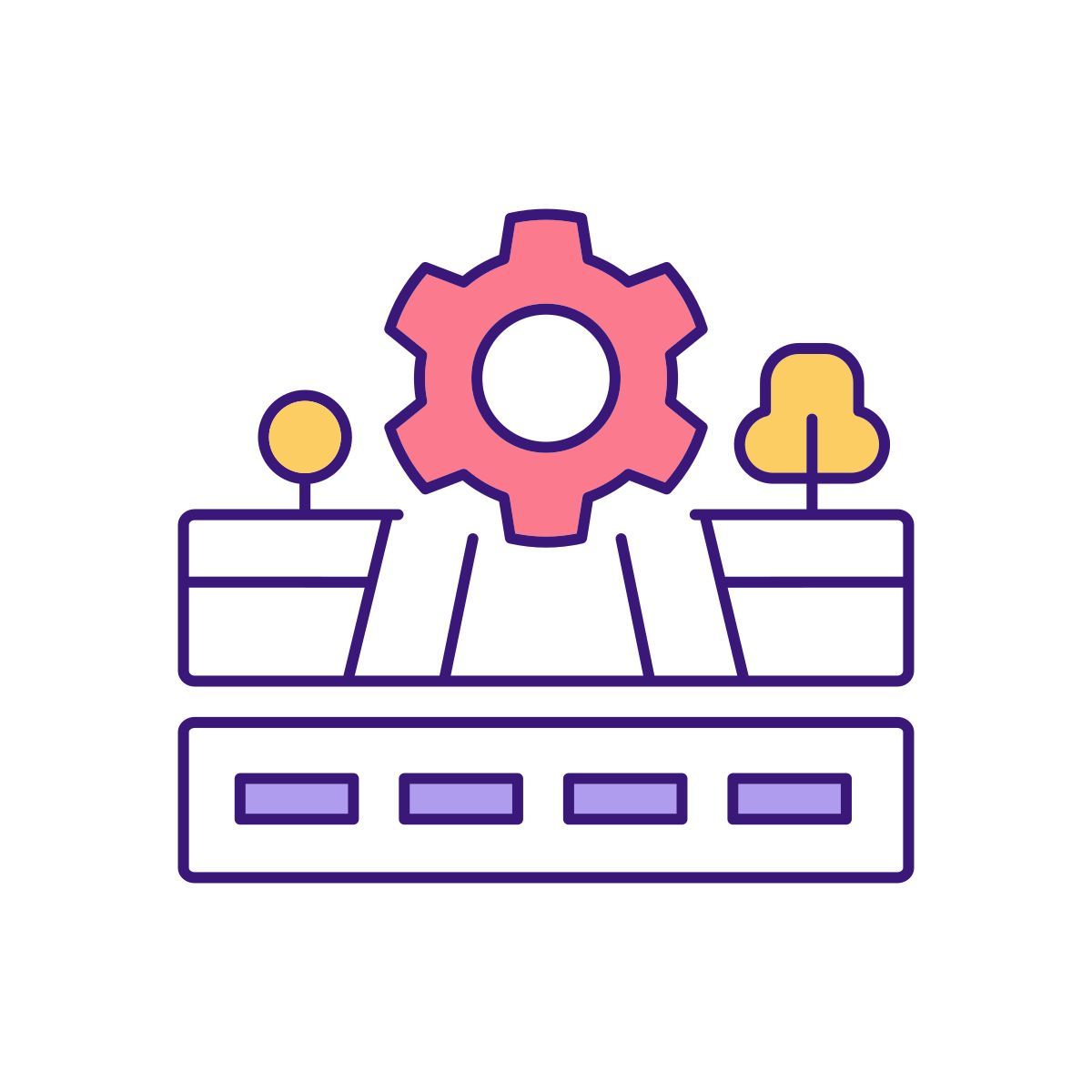 infrastructure improvement icon