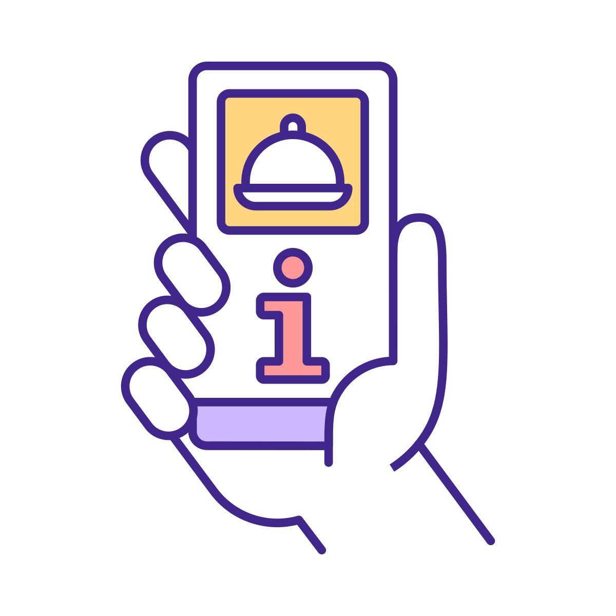 interactive restaurant menu icon