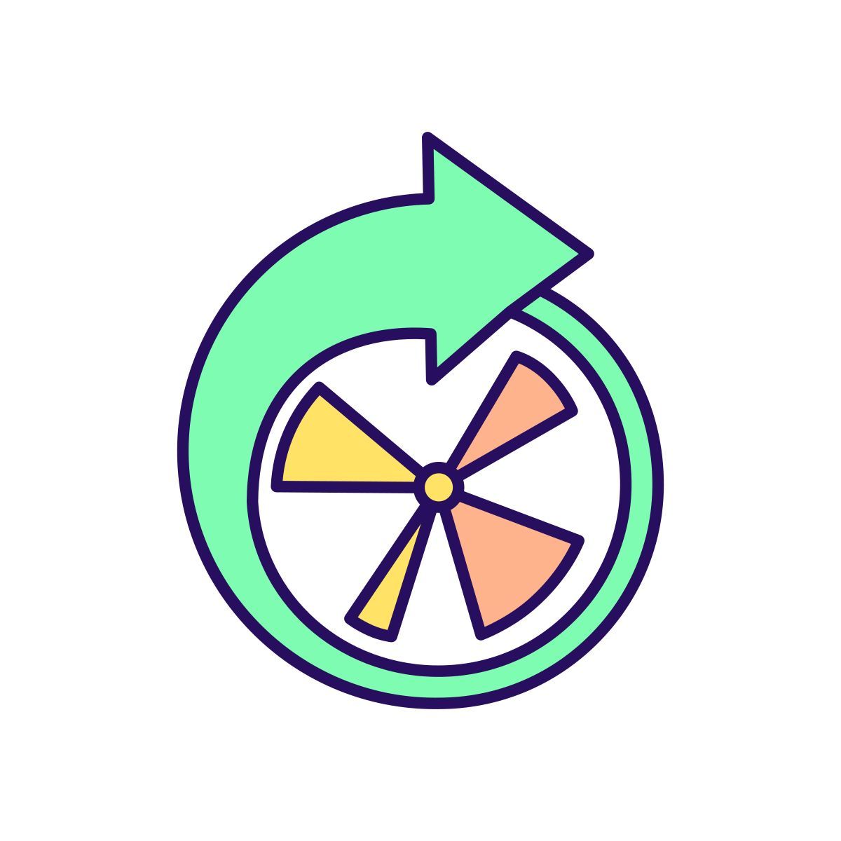 intermittent fasting periods icon