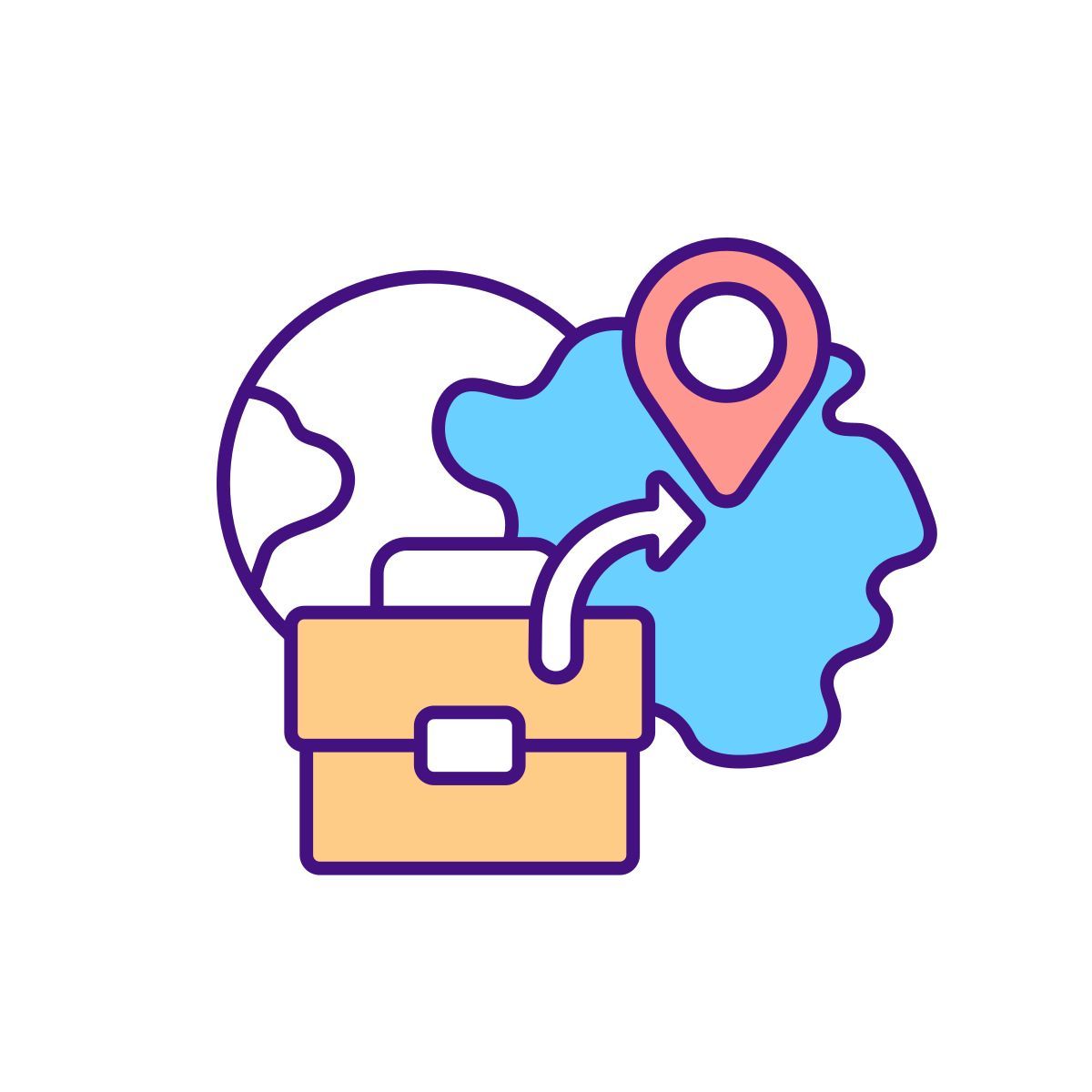 labor migration icon