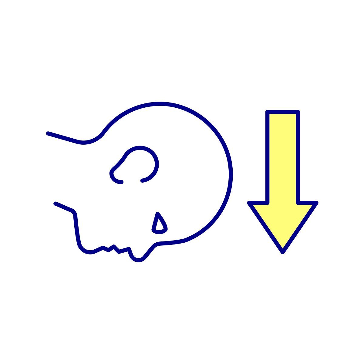 lie face down icon