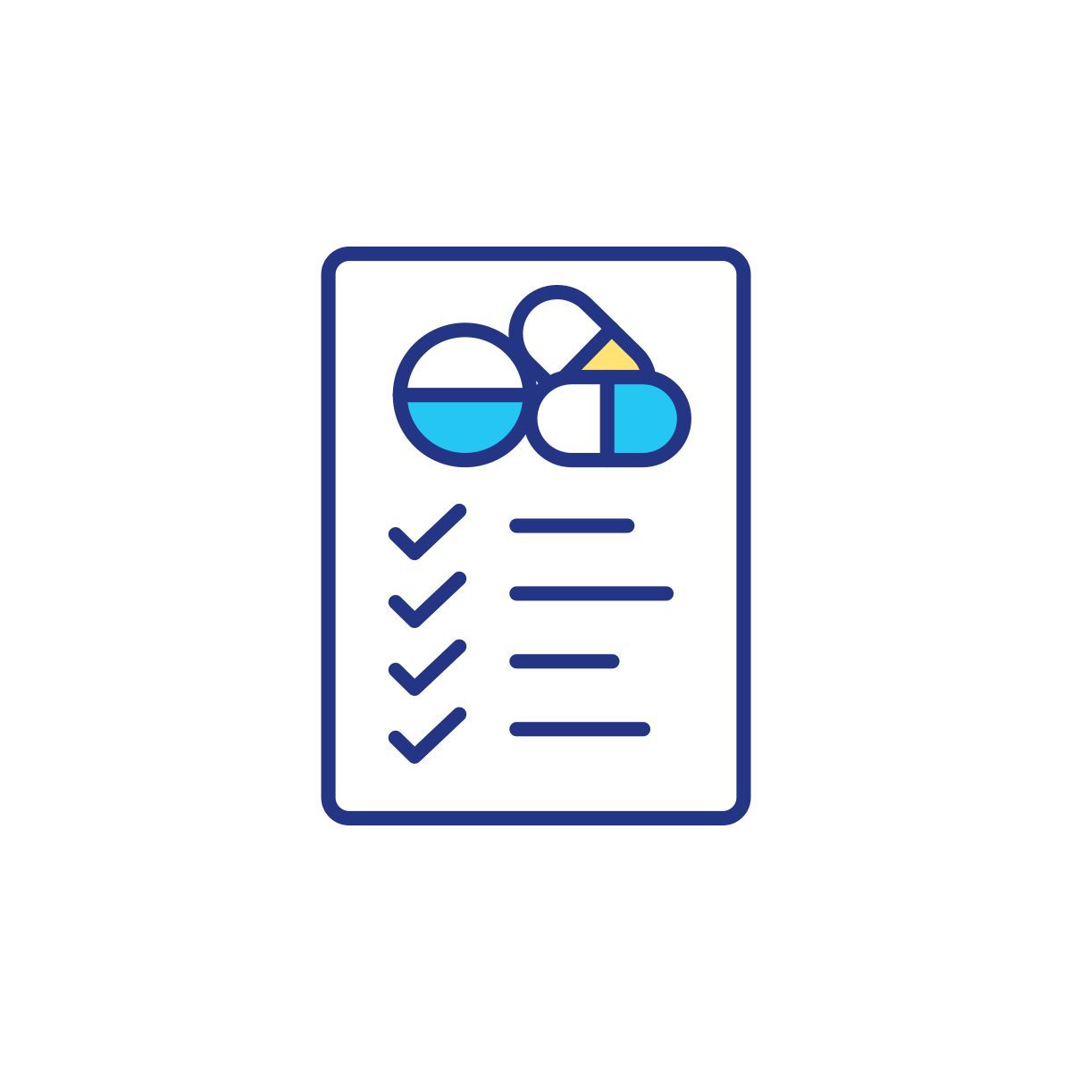 list of medicaments icon