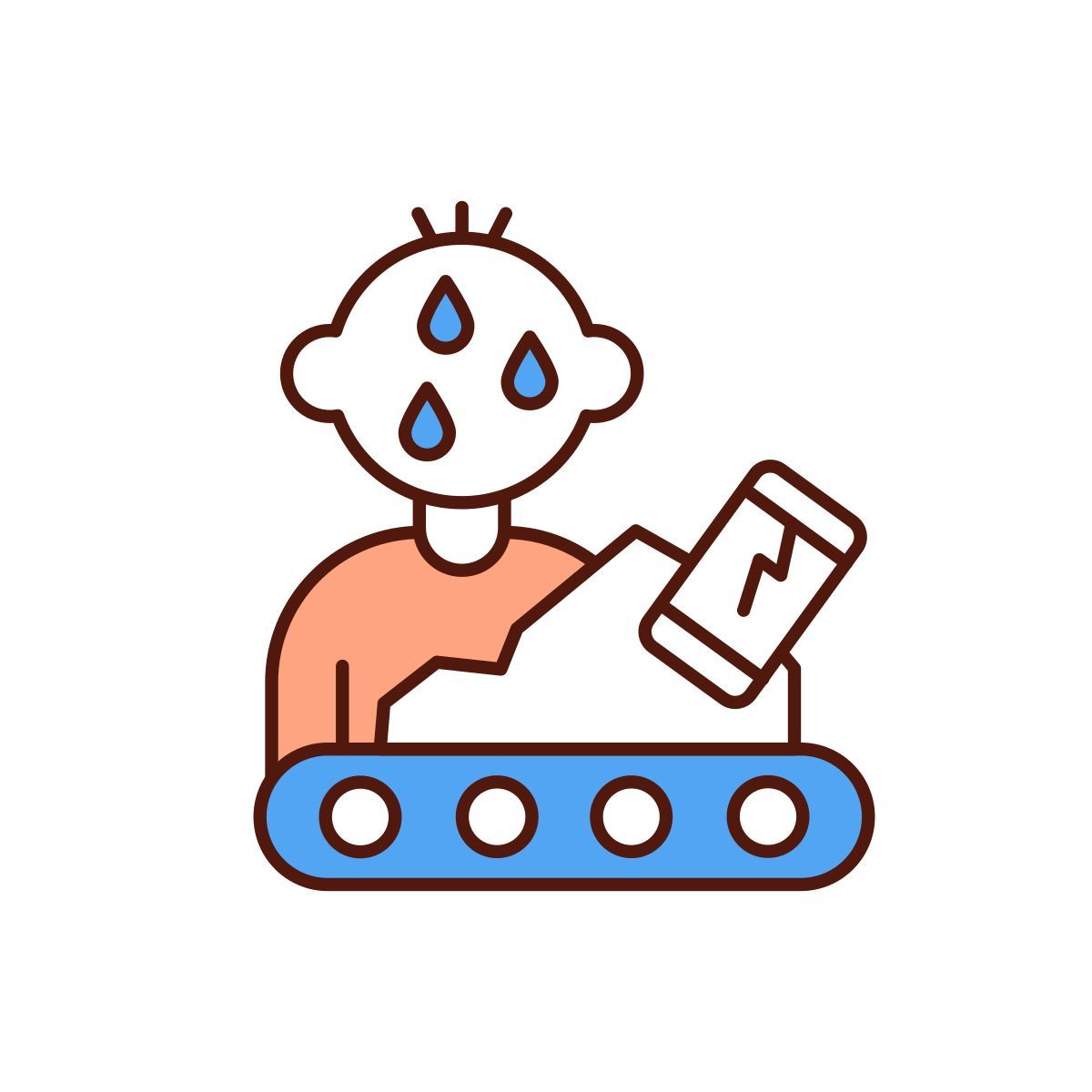 ouvrier de fabrication icon