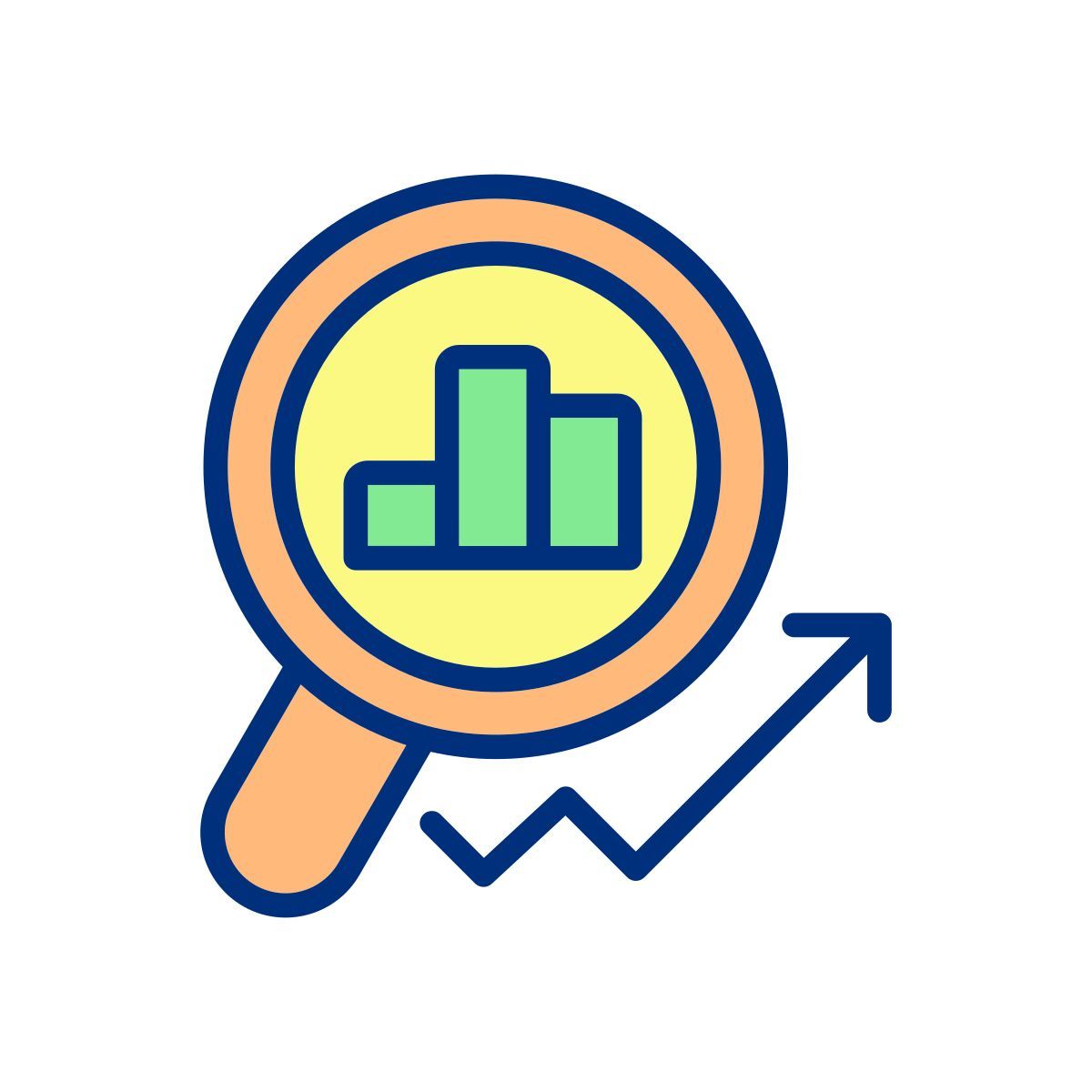 market monitoring icon
