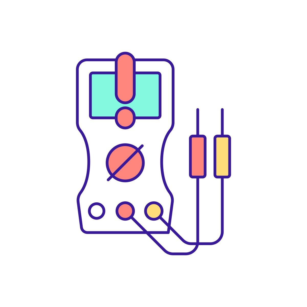 measure electric power icon