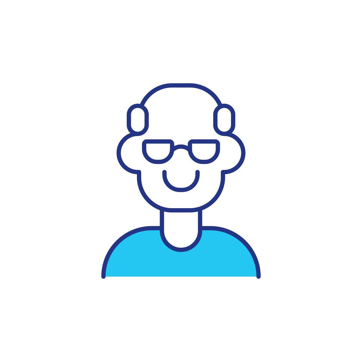 medical help for old people icon