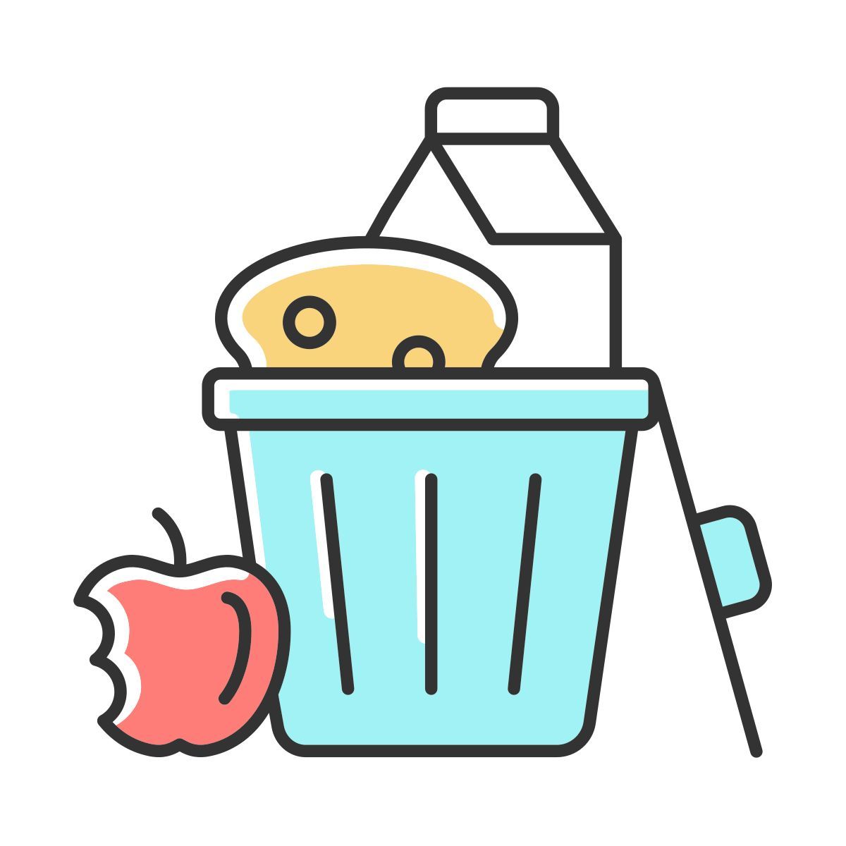 misuse of food icon