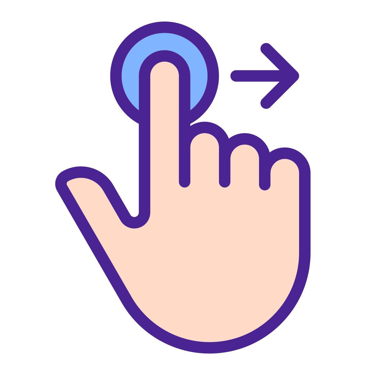 move to right icon