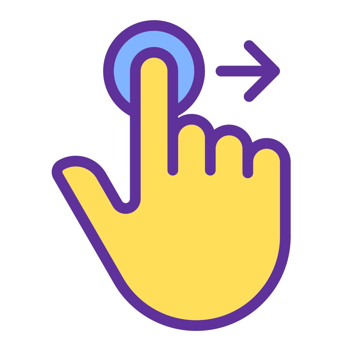 nach rechts verschieben icon