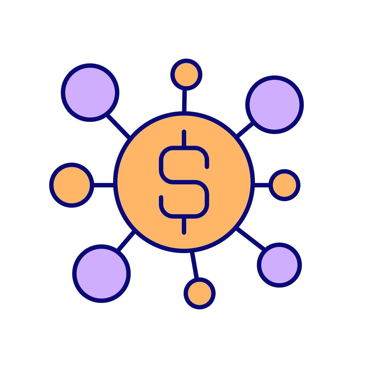 multiple income stream icon