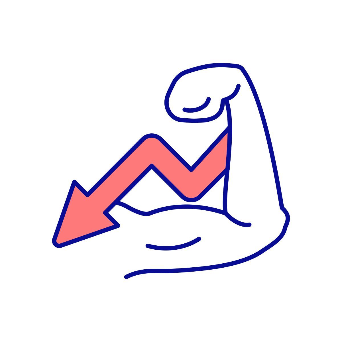 muscle atrophy icon