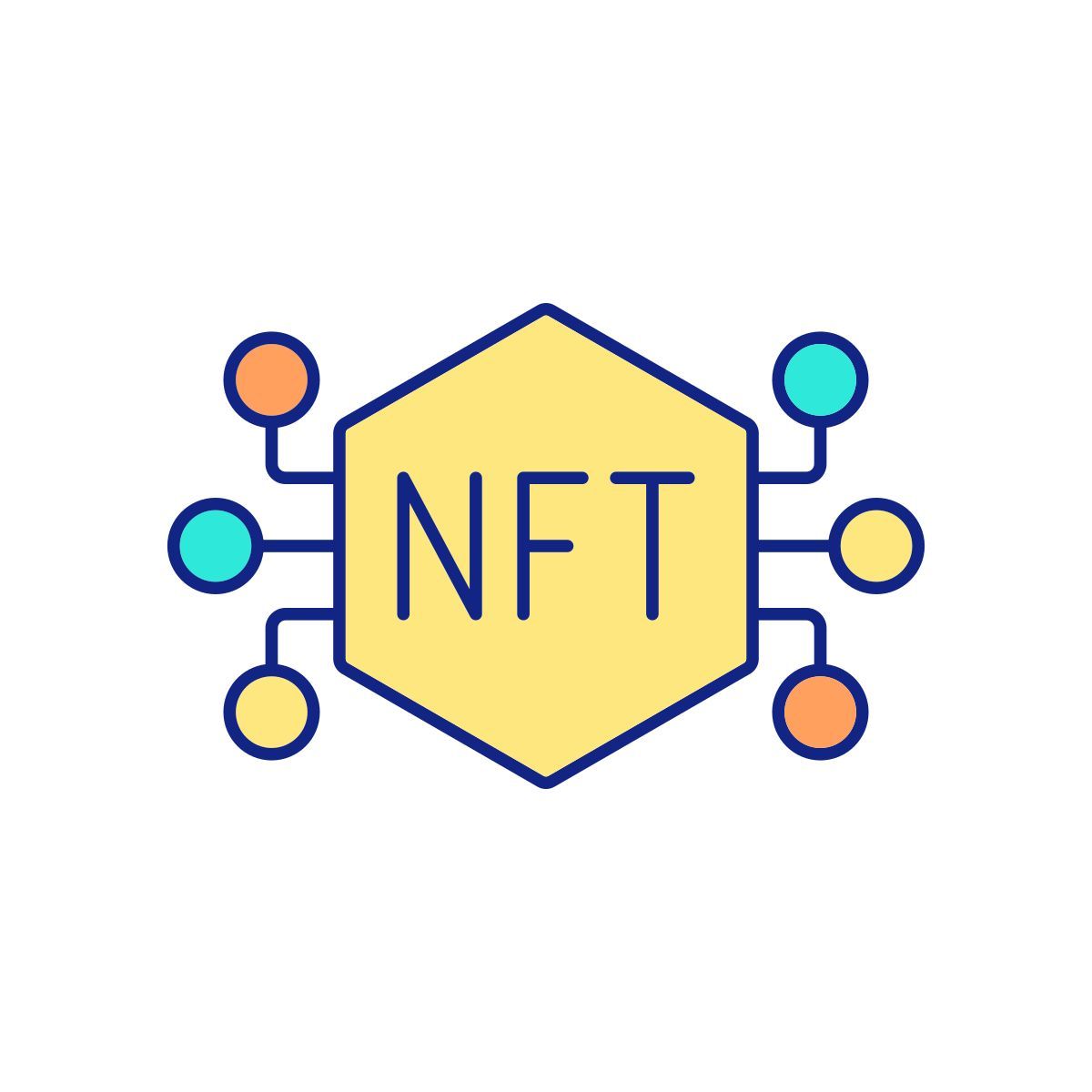 nft tokens trading icon