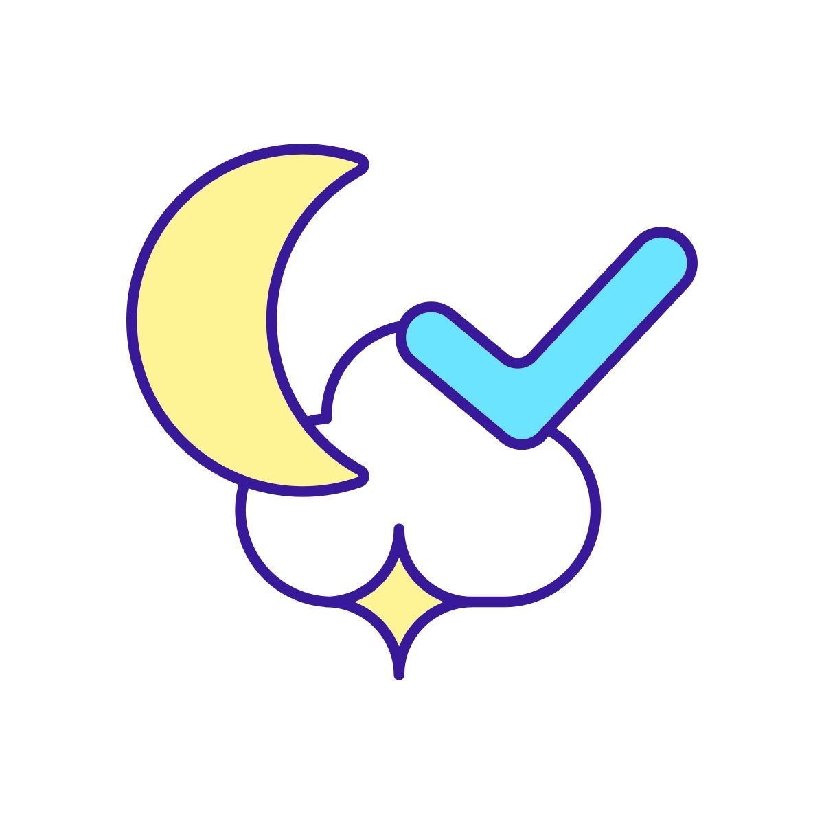 nighttime skincare icon