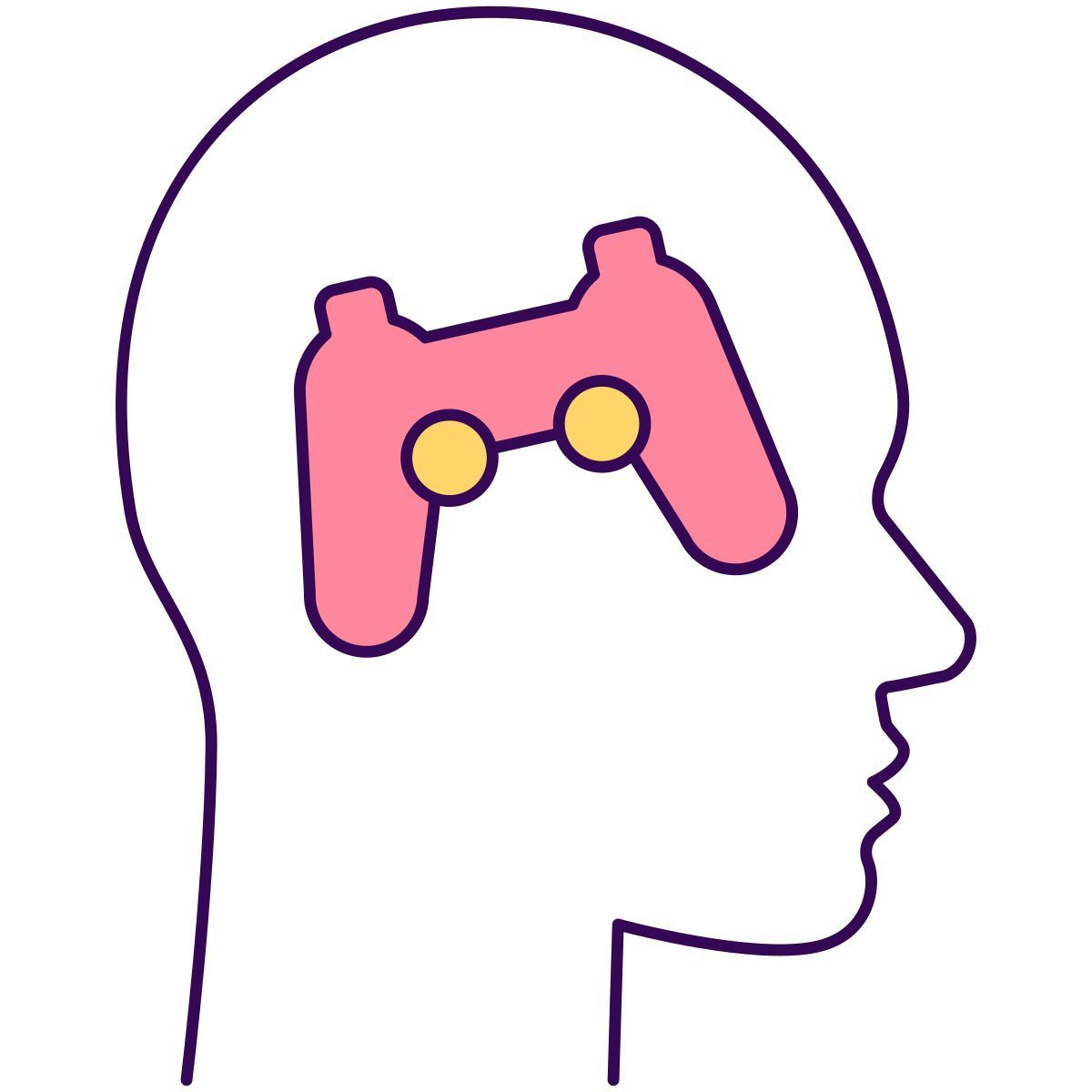 obsessive thoughts about videogames icon