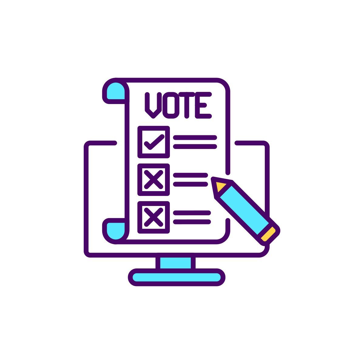 votación en línea icon