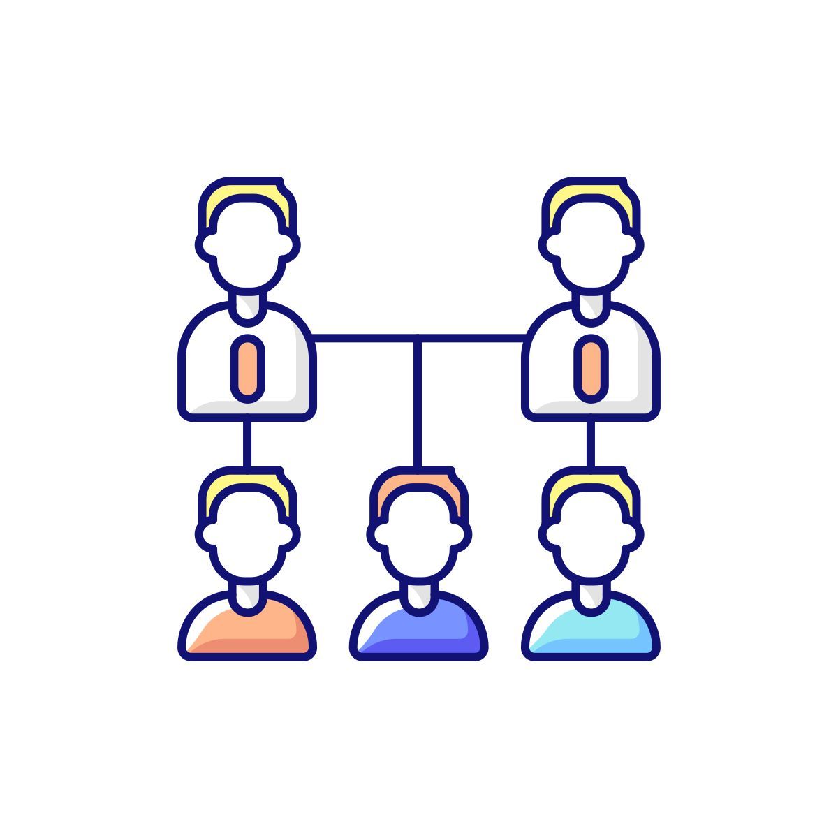 organic company structure icon