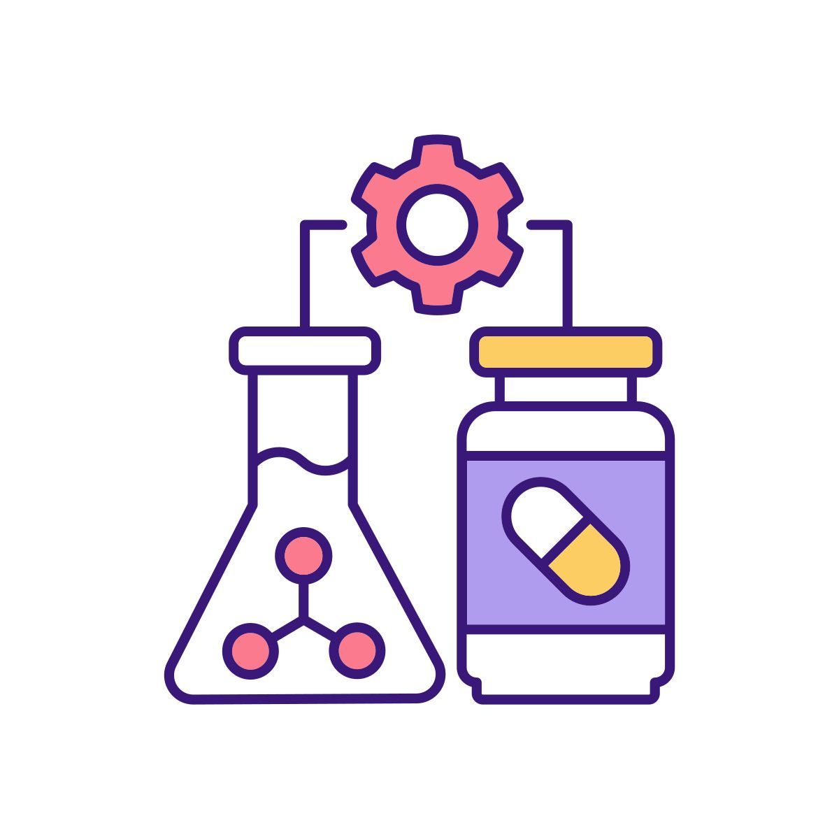 pharmaceutica manufacturing icon