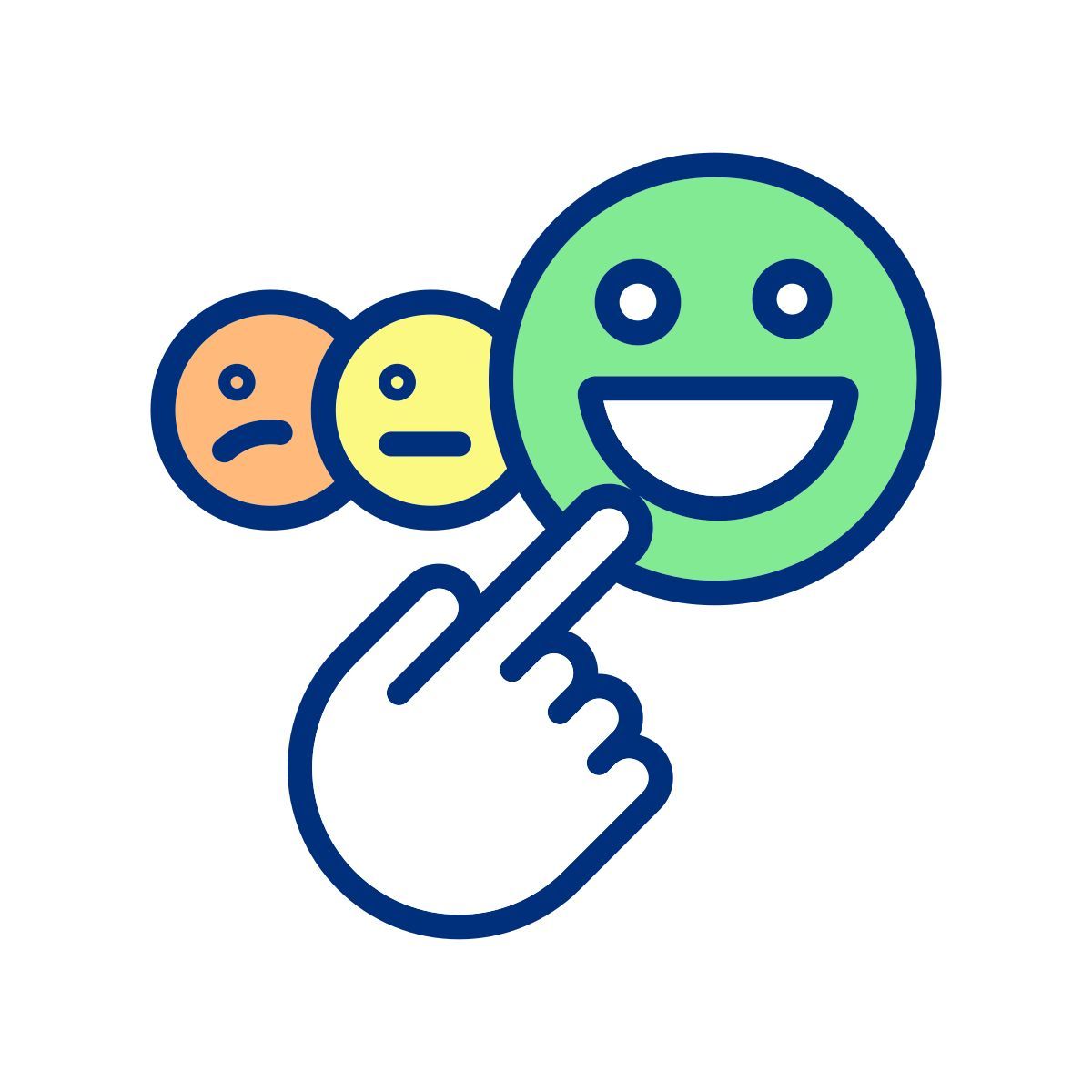 긍정적인 피드백 icon