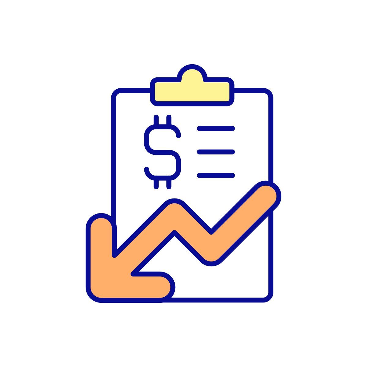 price reduction icon