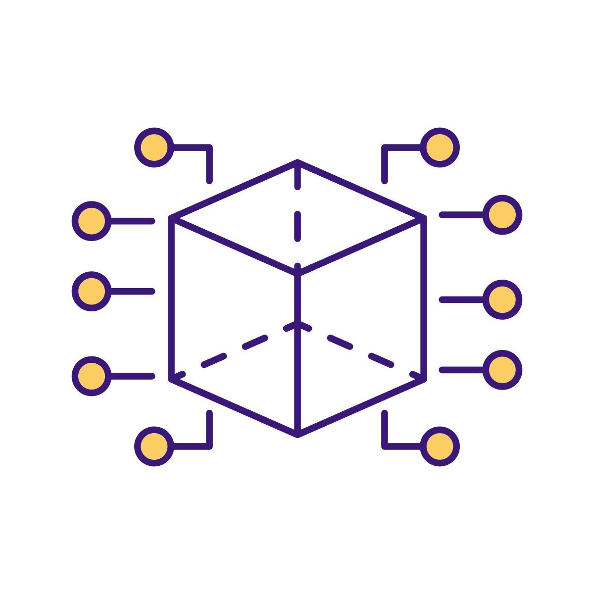 product model simulation icon