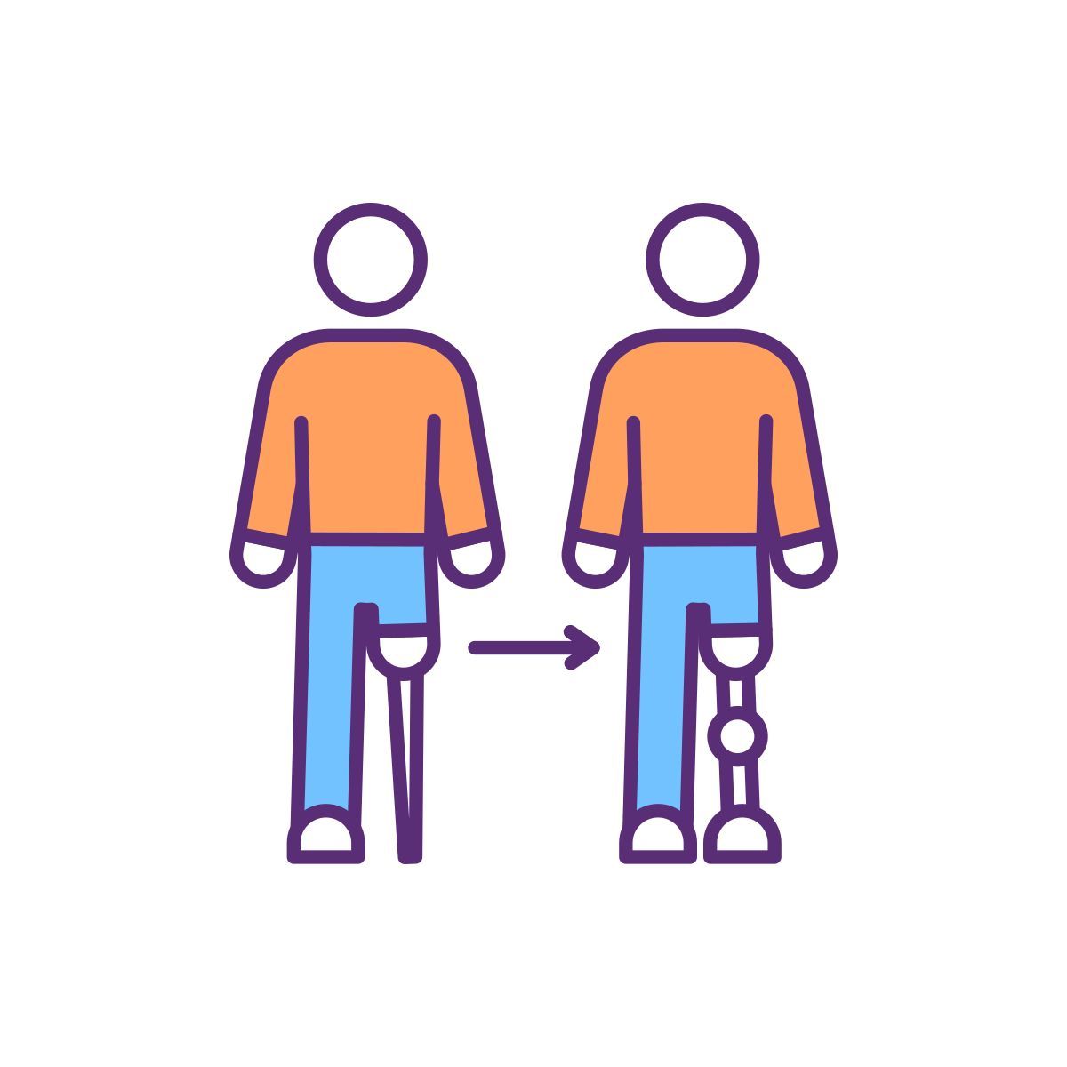 prosthesis devices evolution icon