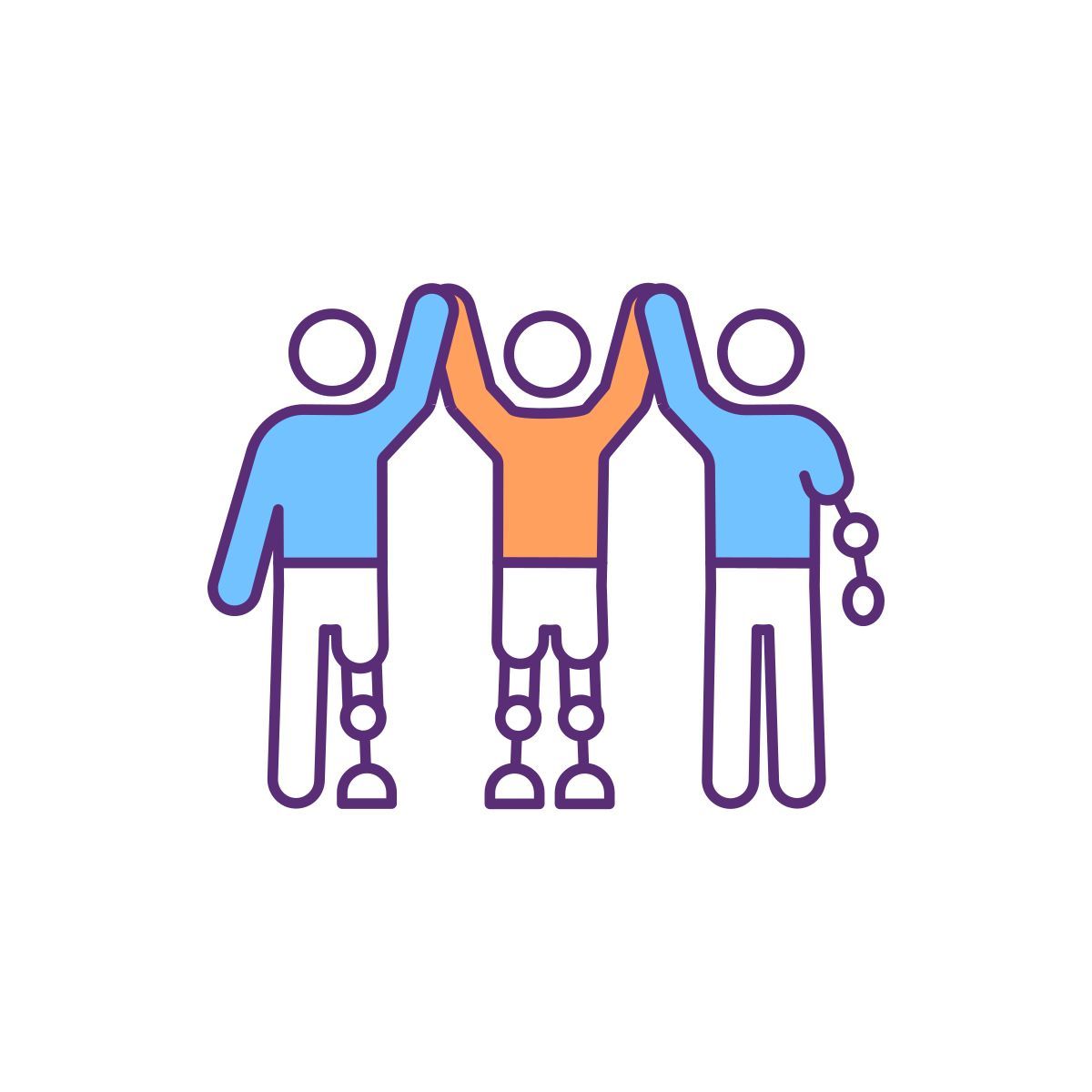 prosthetic support group icon