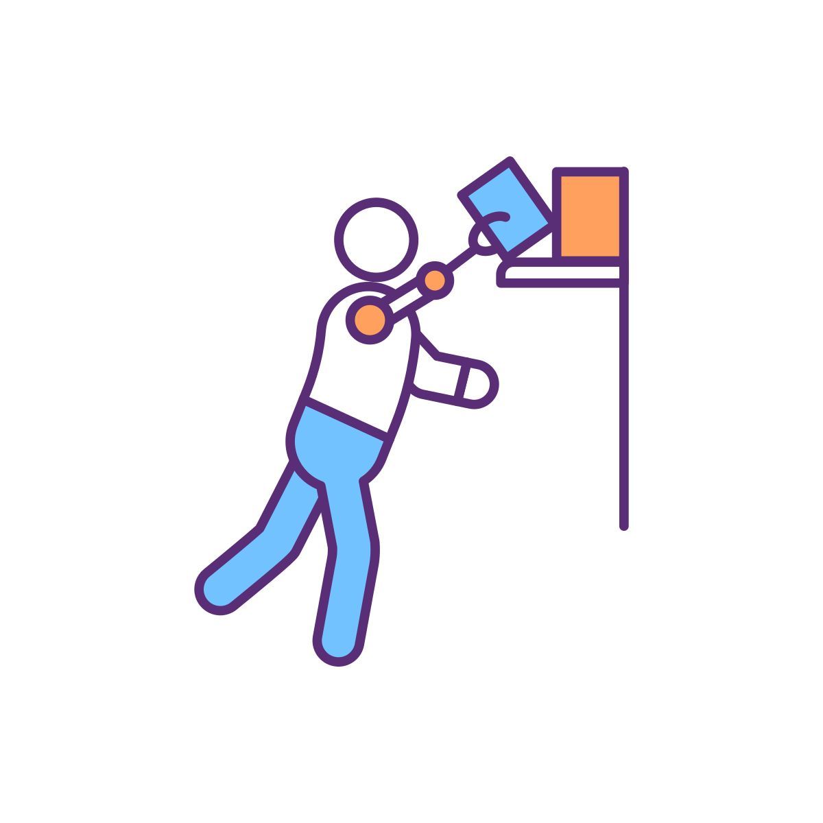 prosthetic use in everyday life activities icon