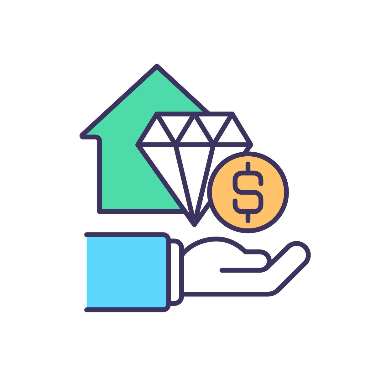 real estate assets icon