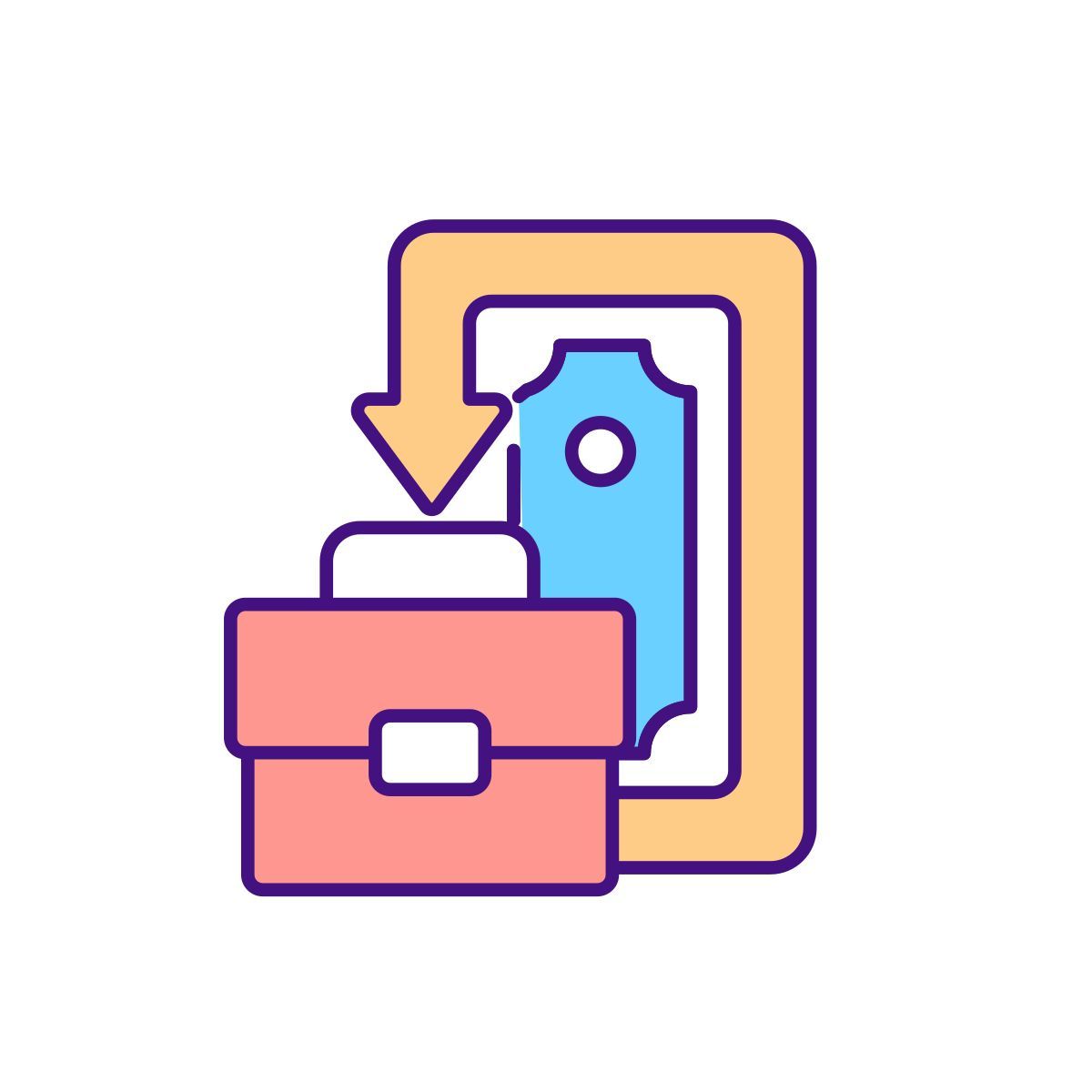 recruitment fee icon