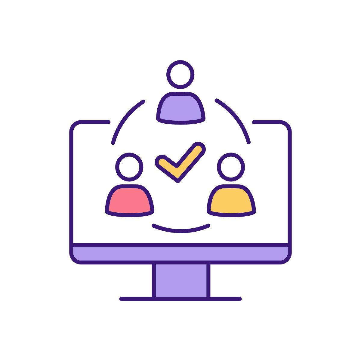 remote collaboration icon