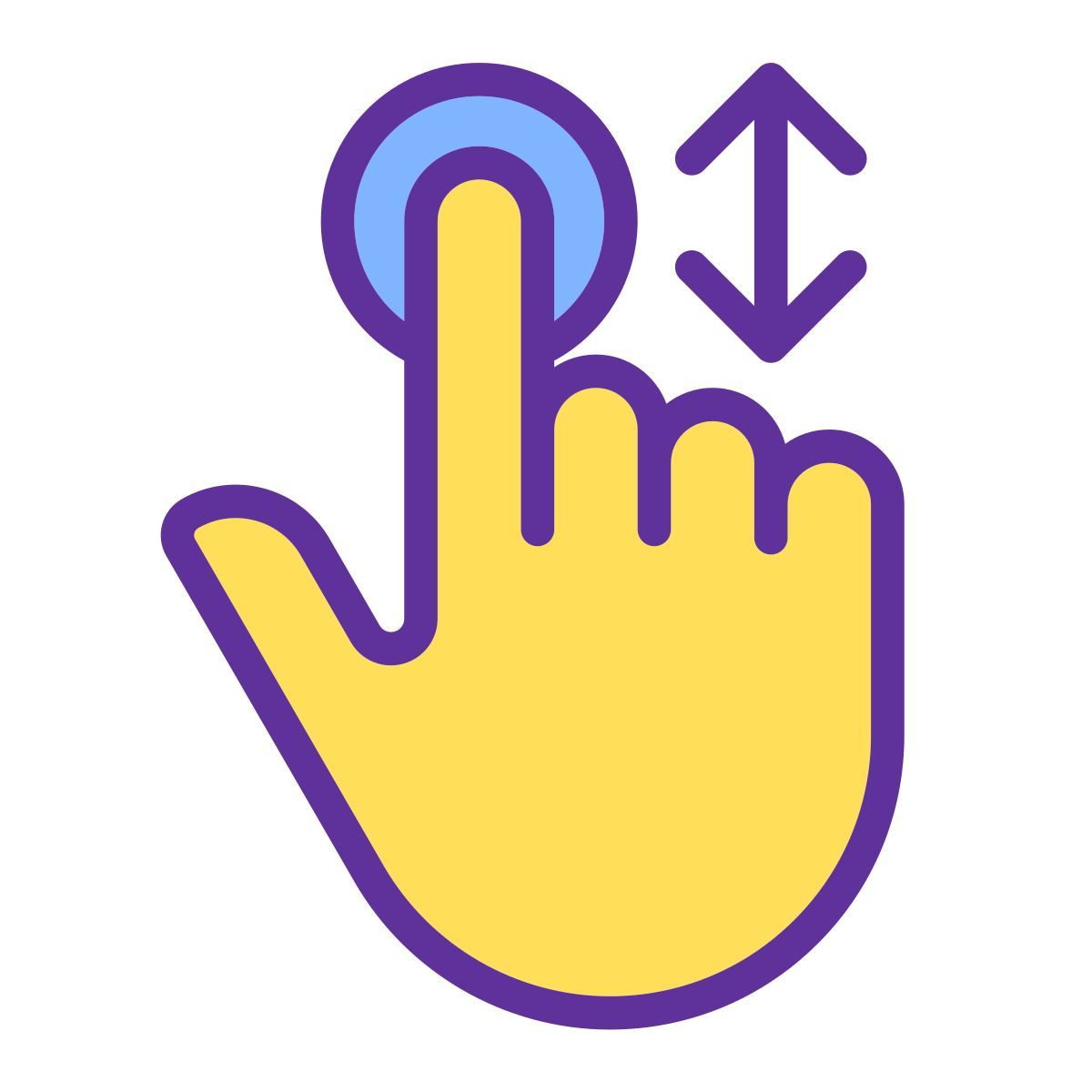 수직 스크롤 icon