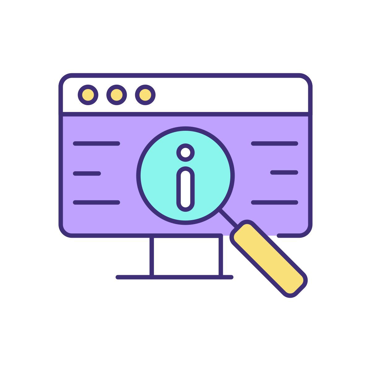 search for information icon