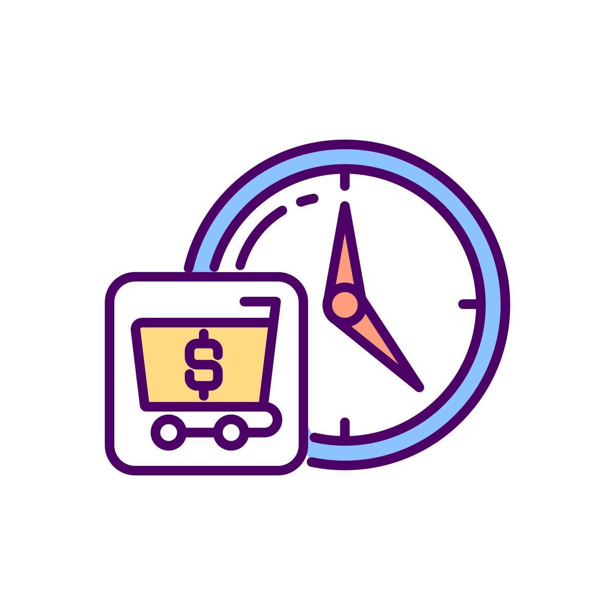 shopping time icon