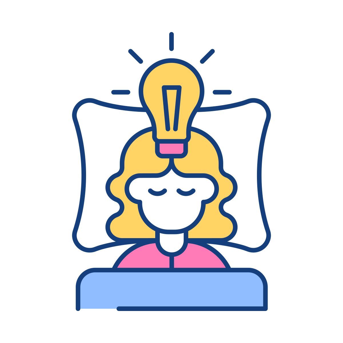 sleep and creativity icon