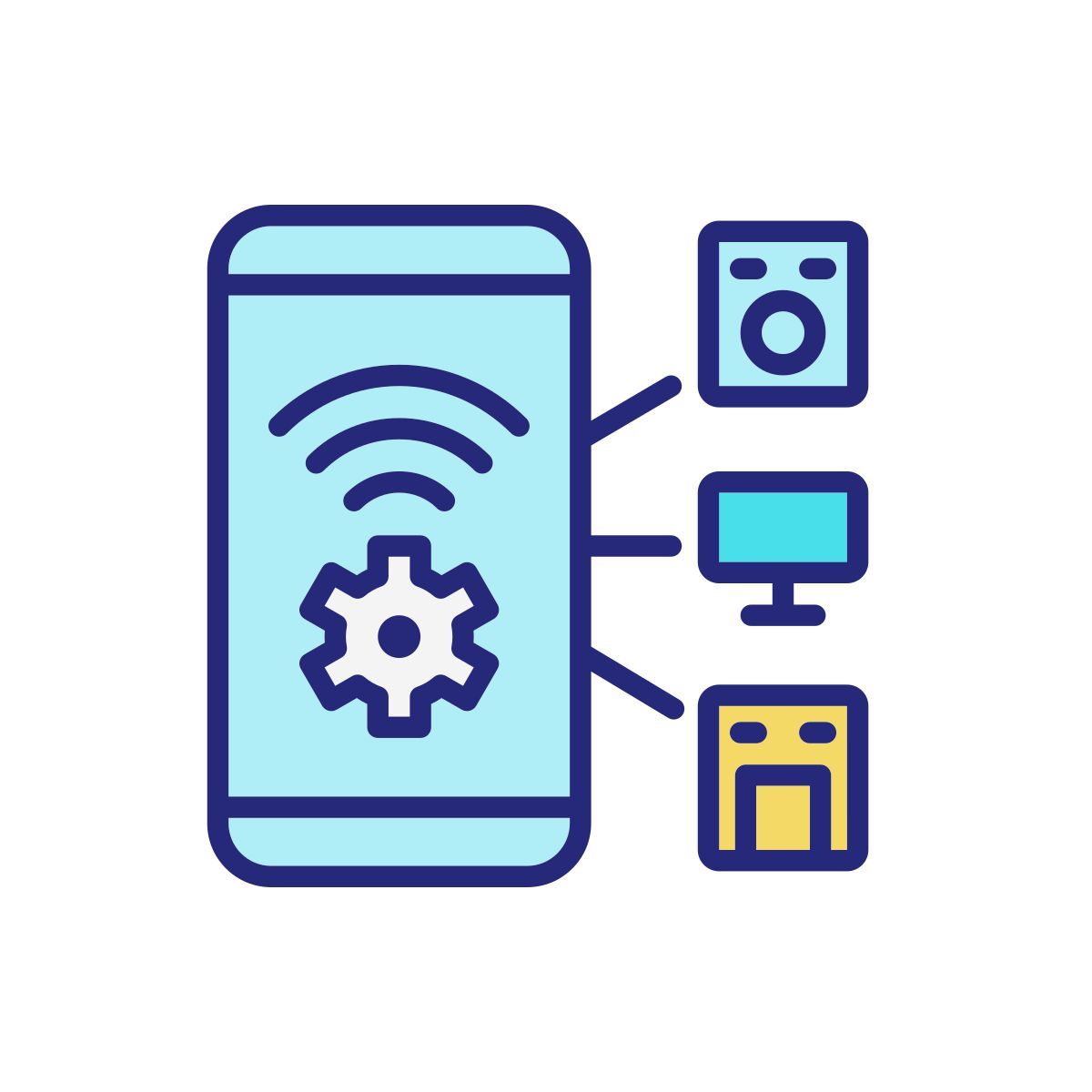 smart appliances control icon