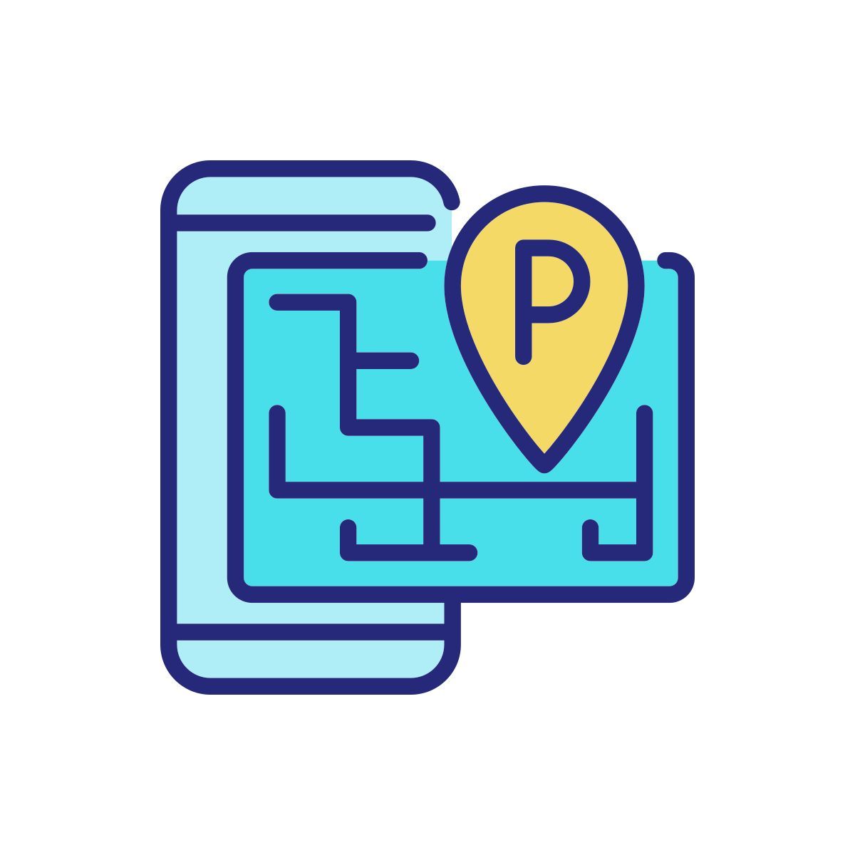 smart parking icon