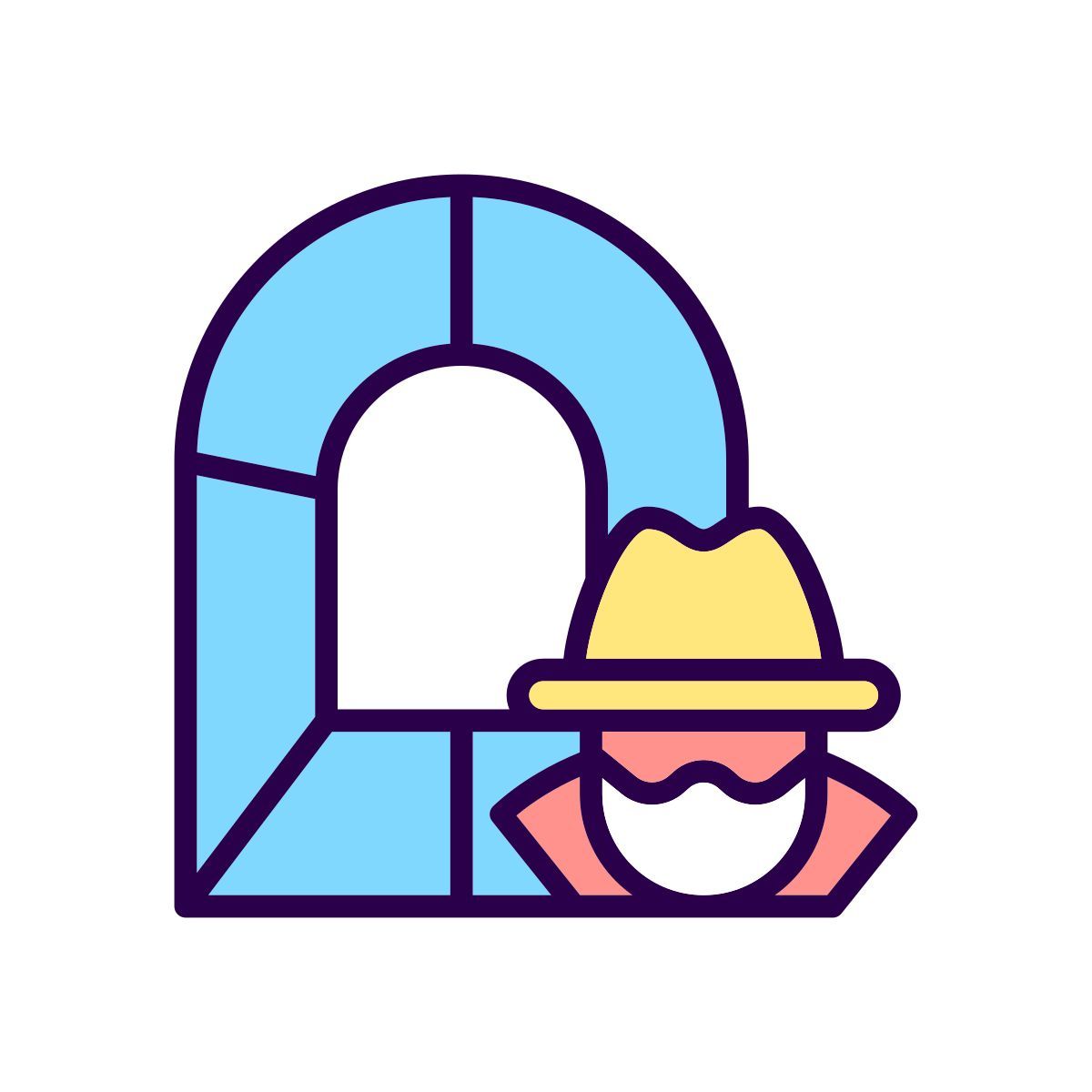 smuggling tunnel icon