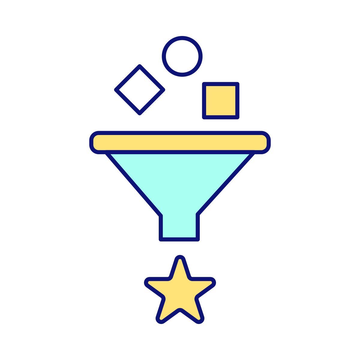 sorting information icon