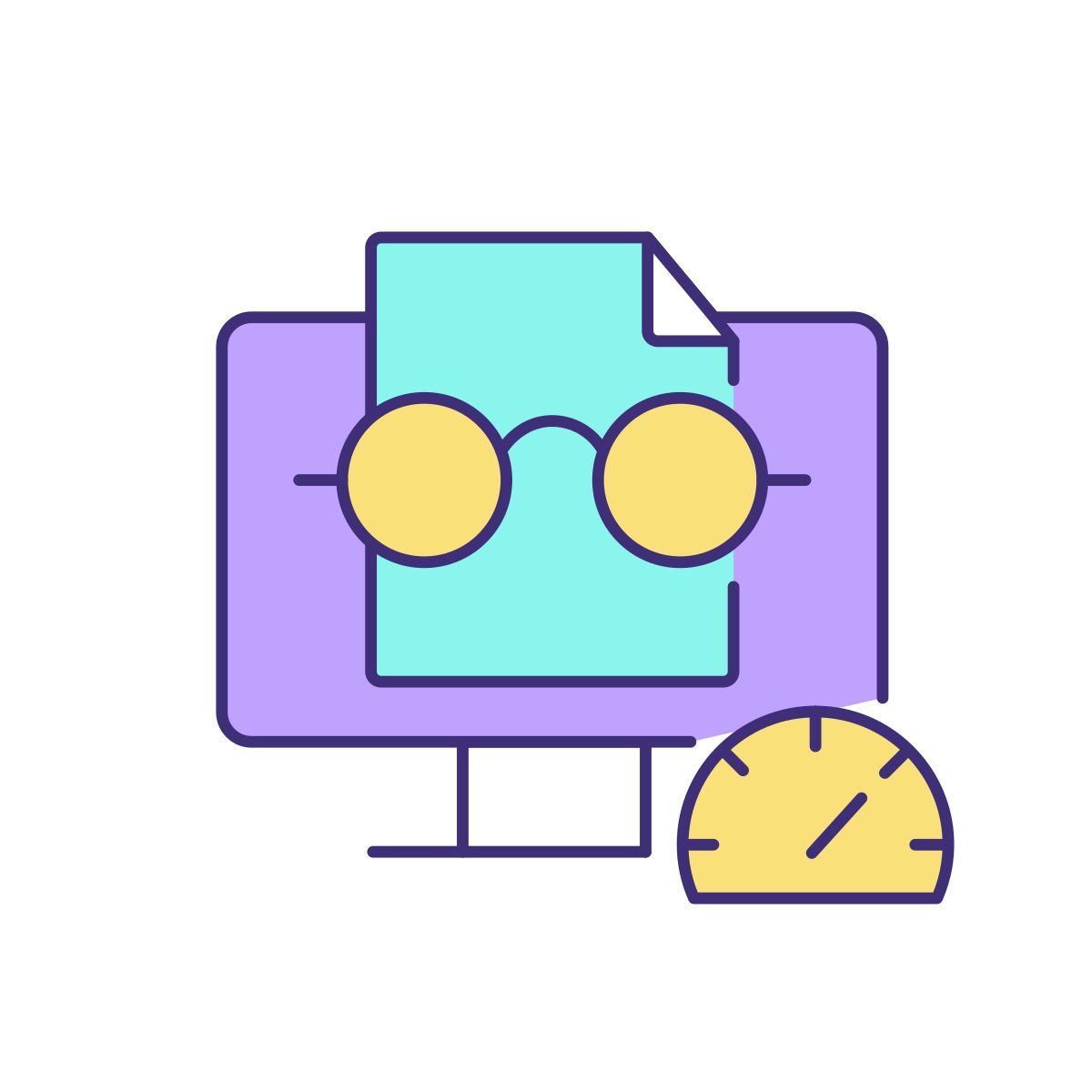 speed reading icon
