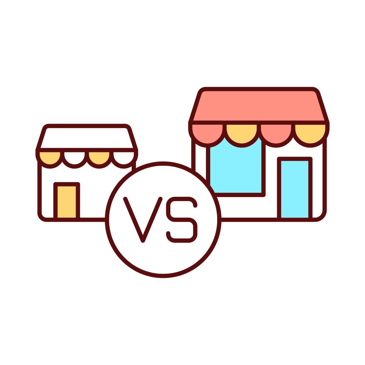 store expansion strategy icon