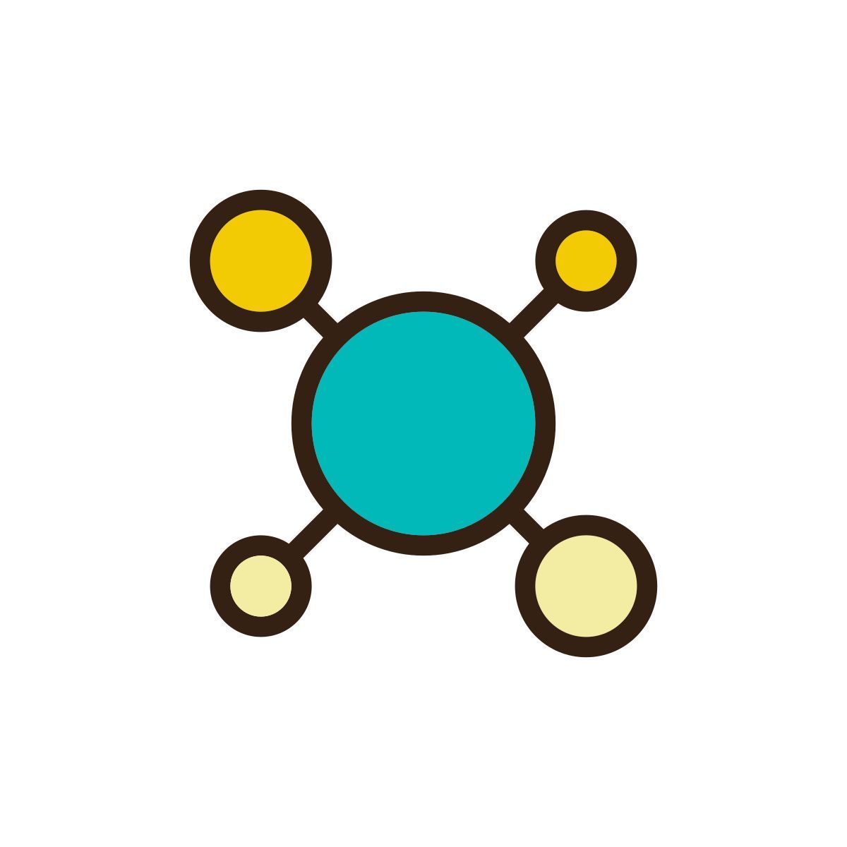 structure of molecules icon