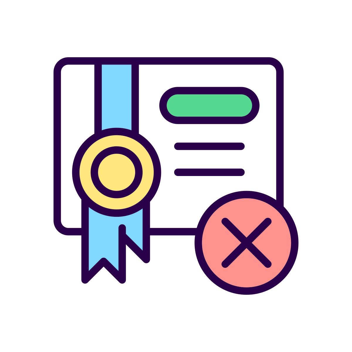 submission decline icon