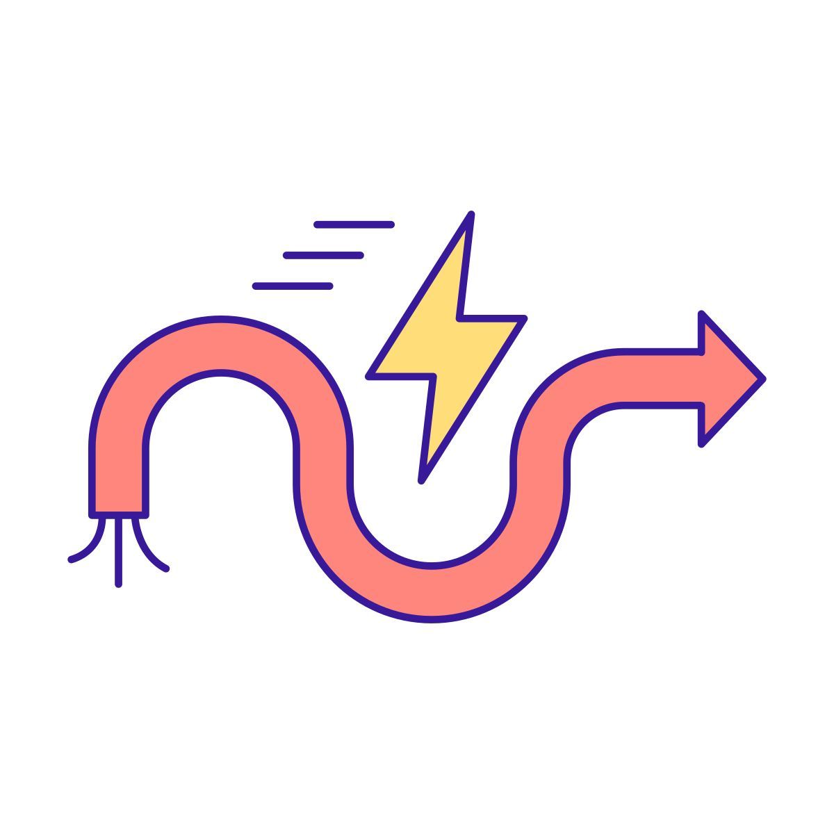superconducting cable icon