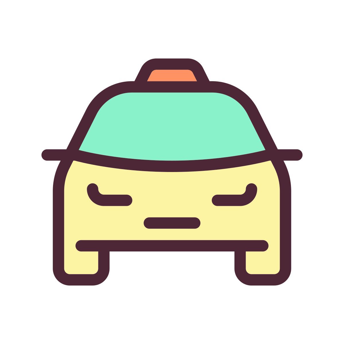 taxi cab icon