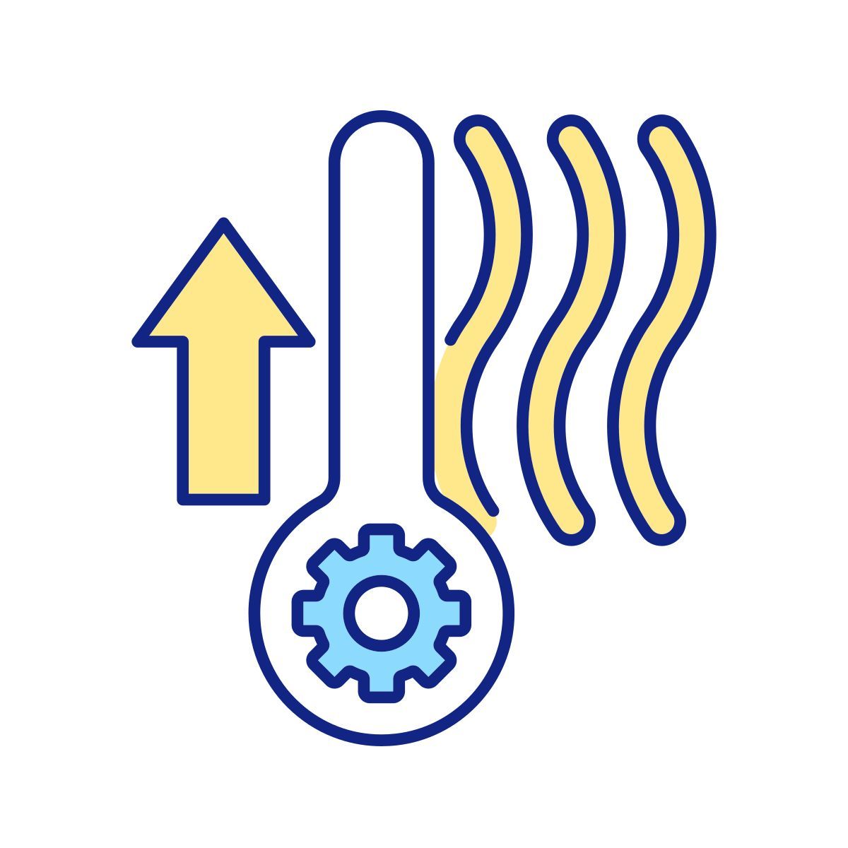 temperature regulation icon