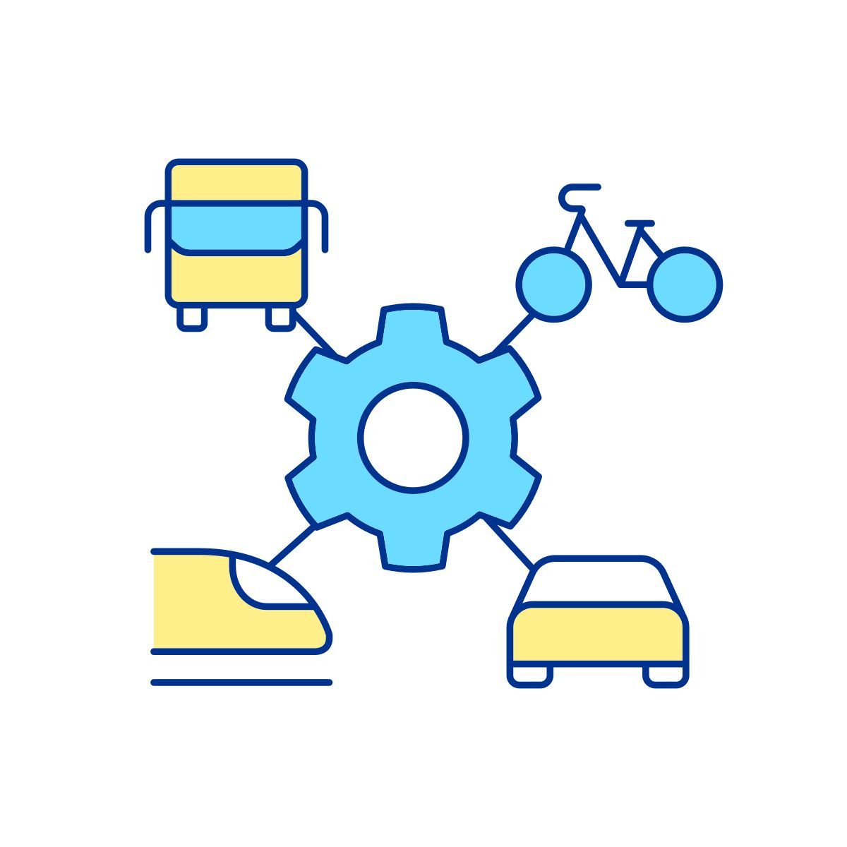 transport services integration icon