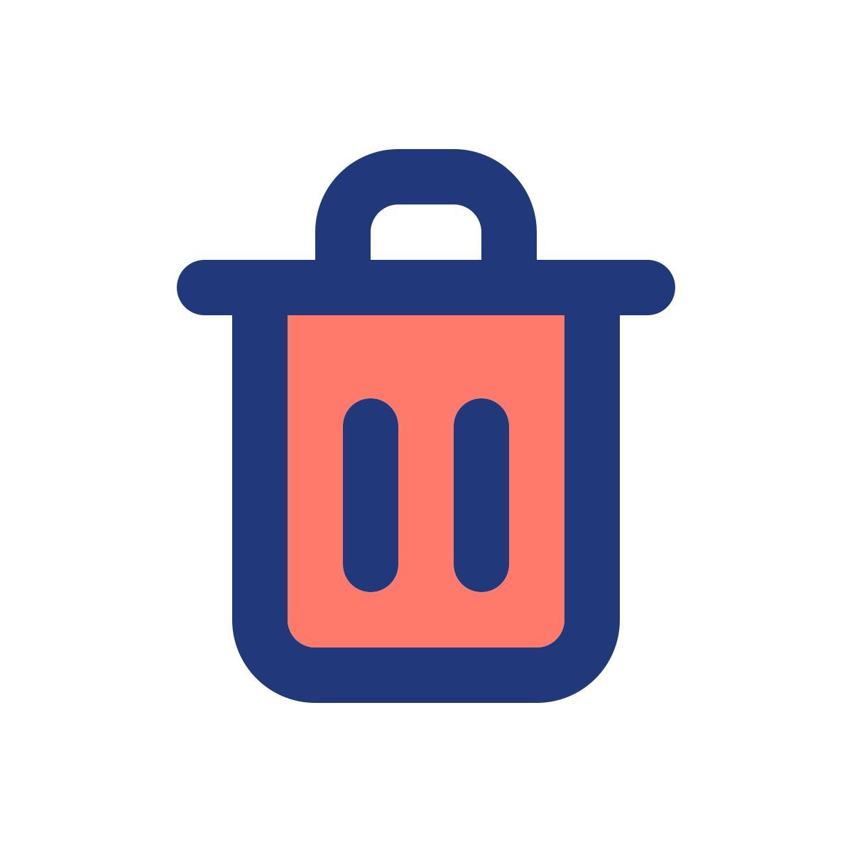 trash bin icon