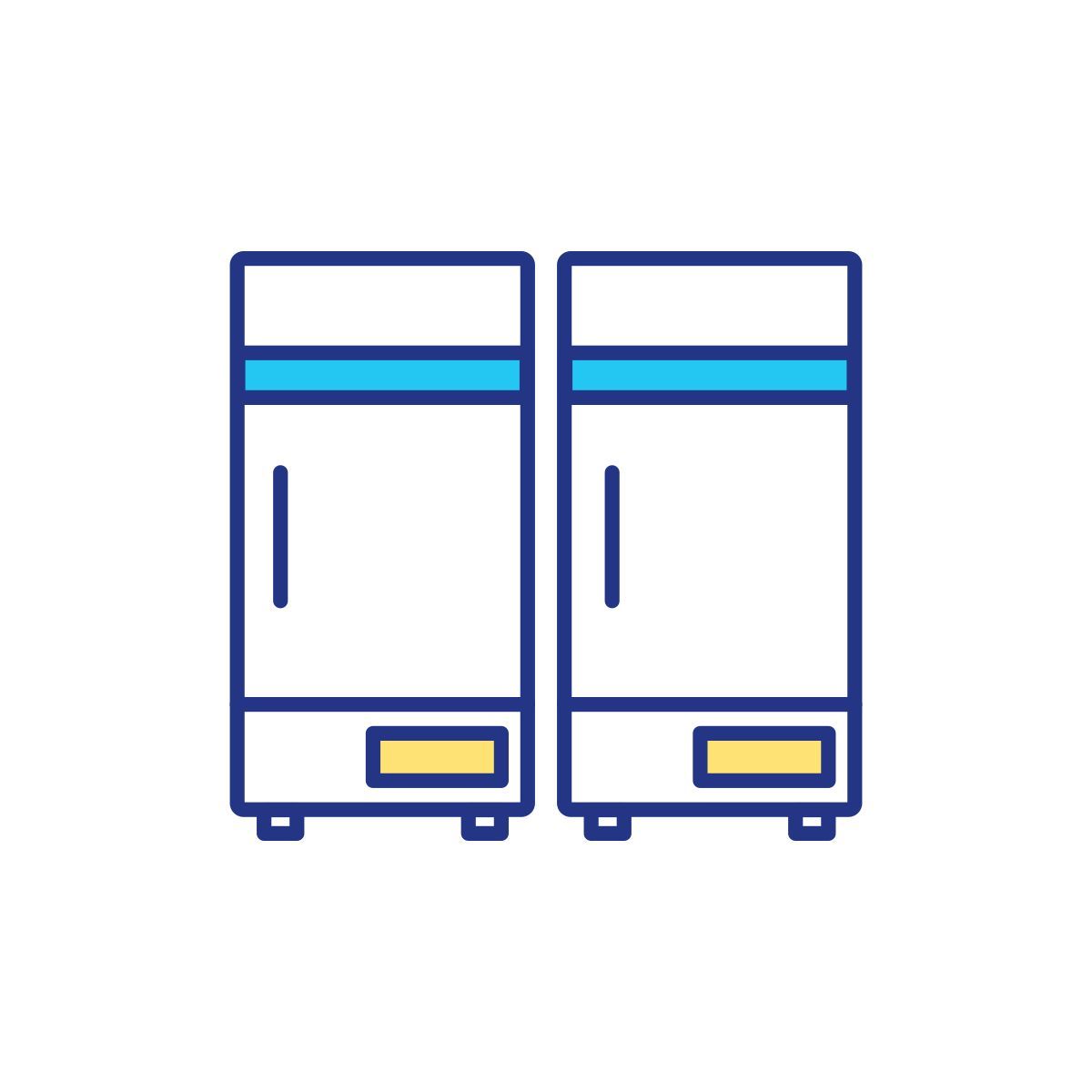 ultra cold storage temperature icon