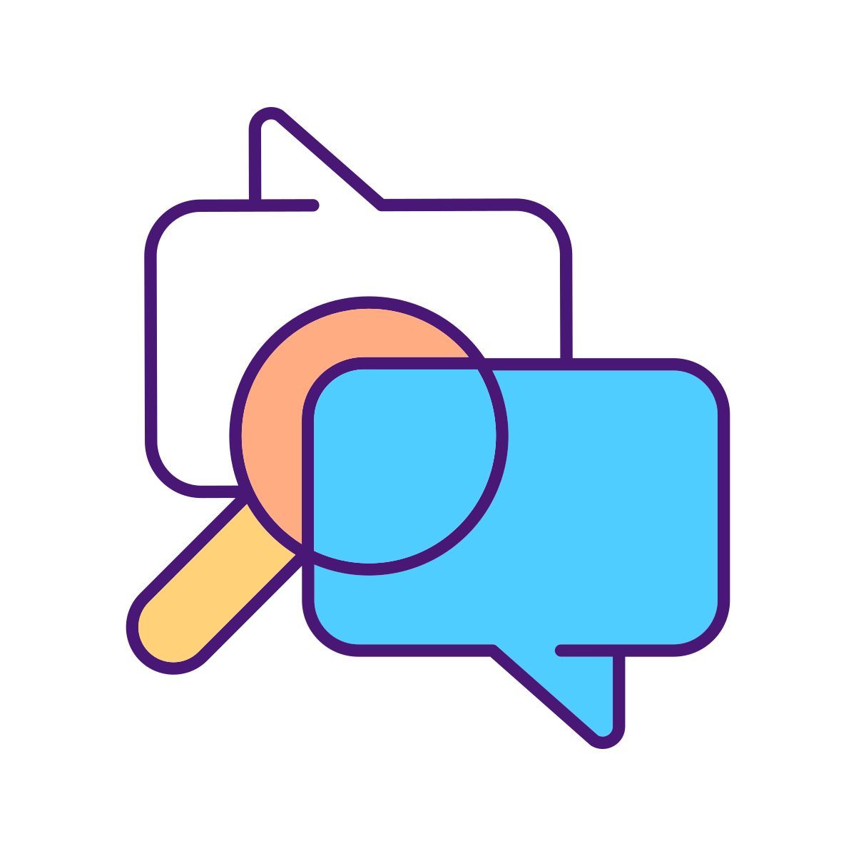 user comments moderation icon